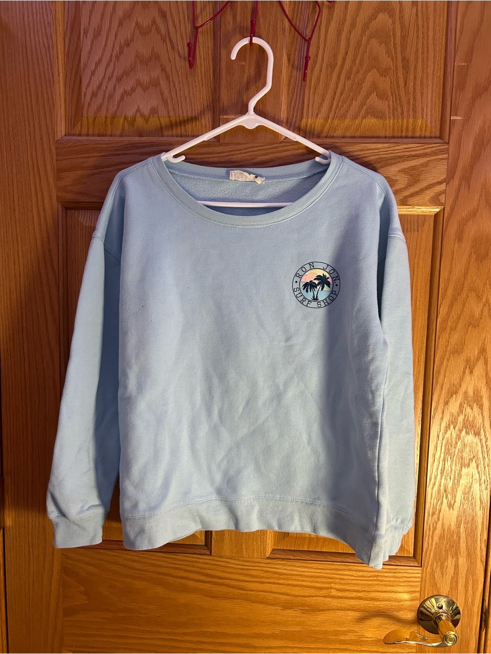 Ron Jon Light Blue Crewneck Sweatshirt